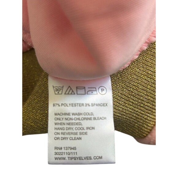 Tipsy Elves Rose Champagne Bottle Costume Hoodie Dress Zip Up Size 3XL - Picture 8 of 9